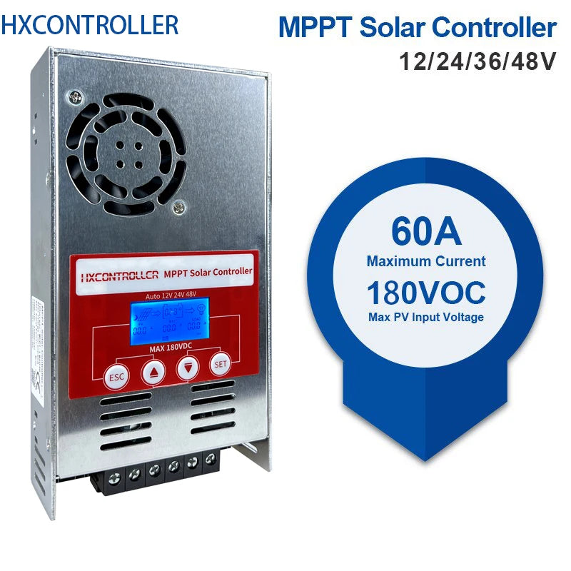 2880W 180VDC MPPT Solar Charge Controller 12V 24V 36V 48V 60A by 54 Energy - Renewable Energy Store