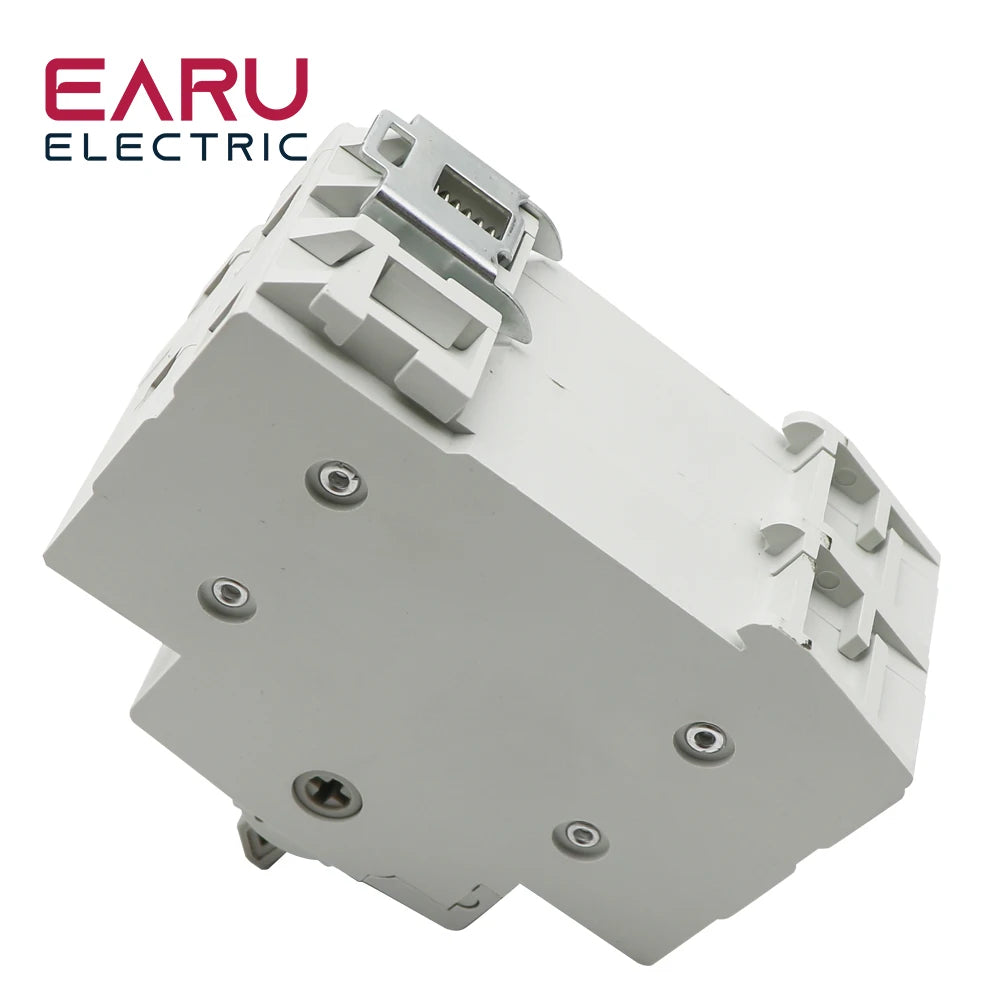 2P 40A 63A MTS Dual Power Manual Transfer Interlock Circuit Breaker Din Rail Isolating Discounnecting Switch by 54 Energy - Renewable Energy Store