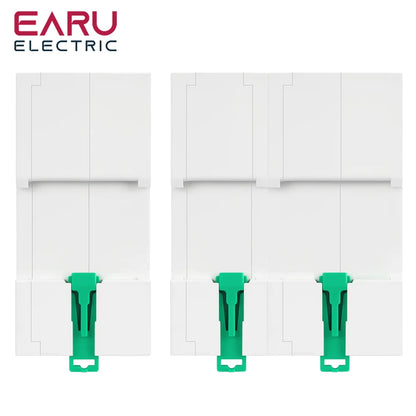 2P 4P 80A AC 230V 110V Mini commutateur de transfert automatique ATS Double puissance Sélecteurs électriques Alimentation ininterrompue Rail Din