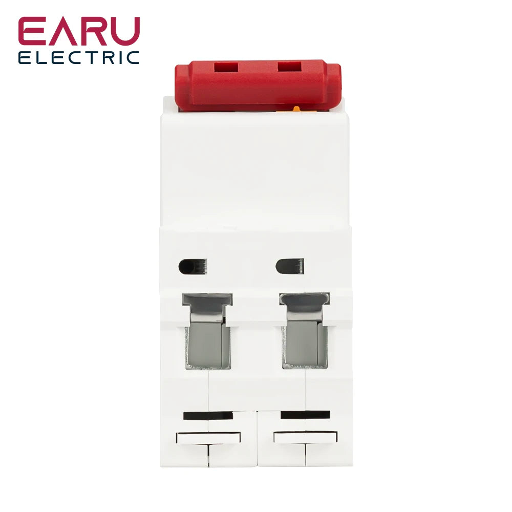2P 4P CA 230V 400V Type A RCBO RCCB MCB Disjoncteur différentiel électronique de courant résiduel Protection contre les surintensités et les courts-circuits 30mA