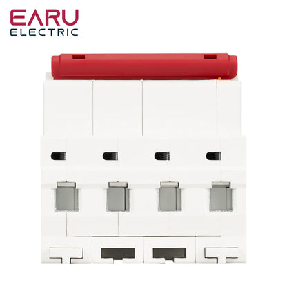 2P 4P CA 230V 400V Type A RCBO RCCB MCB Disjoncteur différentiel électronique de courant résiduel Protection contre les surintensités et les courts-circuits 30mA