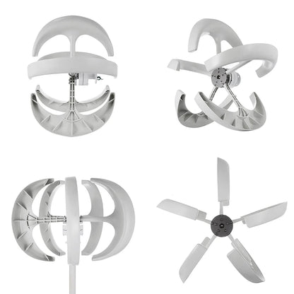 3000W 2000W 1000W 12V 24V 48V Wind Turbine Generator Vertical Axises Windmill For Residential Household Streetlight Mppt Control - 54 Energy - Renewable Energy Store
