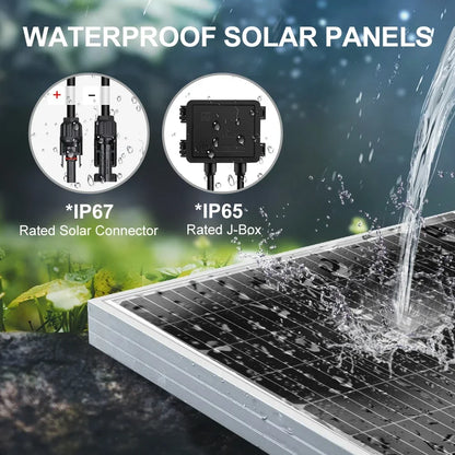 3000W Glass Rigid Solar Panel Kit 18V High Efficiency Monocrystalline by 54 Energy - Renewable Energy Store