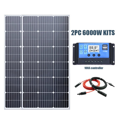 3000W Glass Rigid Solar Panel Kit 18V High Efficiency Monocrystalline by 54 Energy - Renewable Energy Store