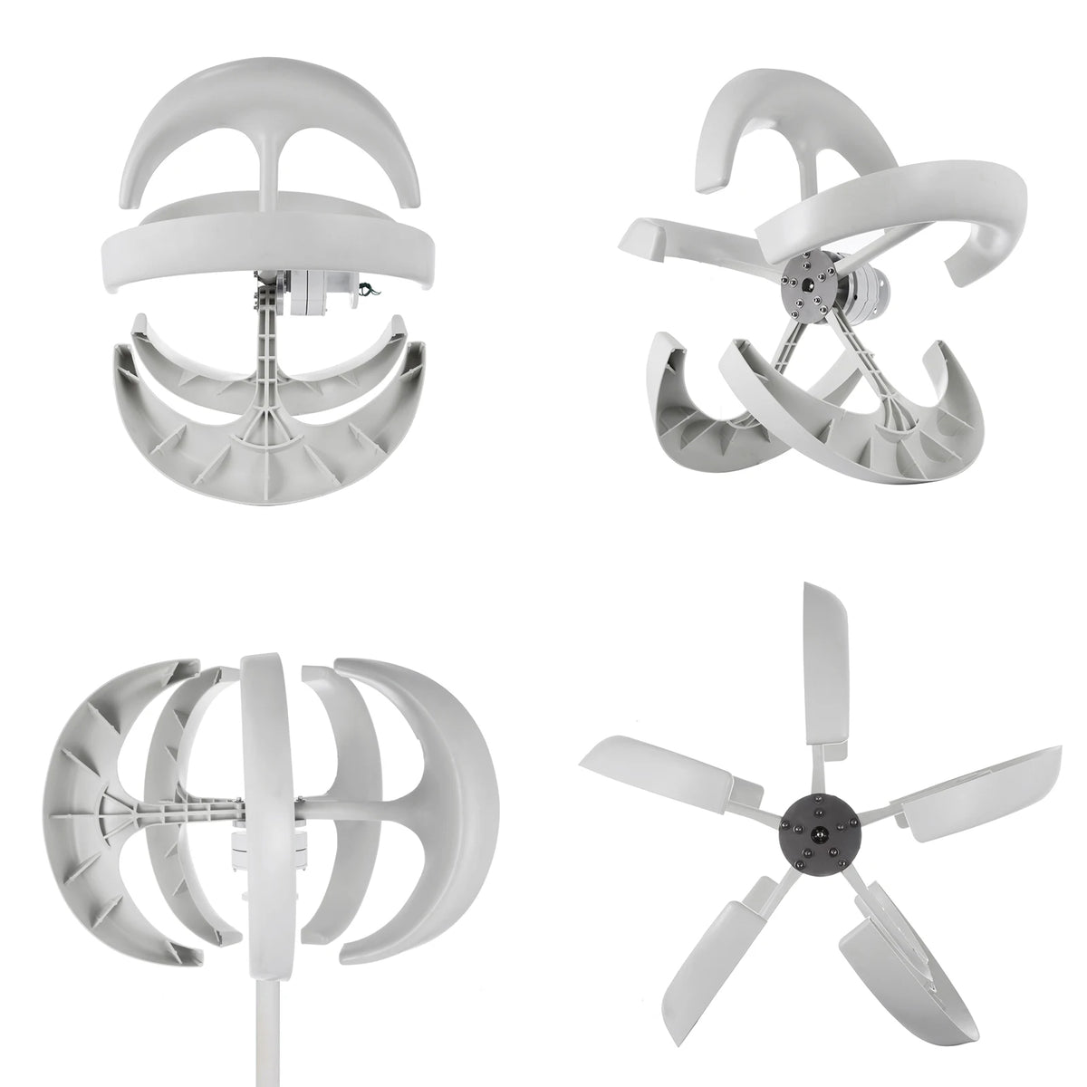 3000W Wind Turbine 12V 24V 48V Vertical Axies Wind Generator VAWT Small Windmill Free Energy With MPPT Charge Controller Homeuse by 54 Energy - Renewable Energy Store