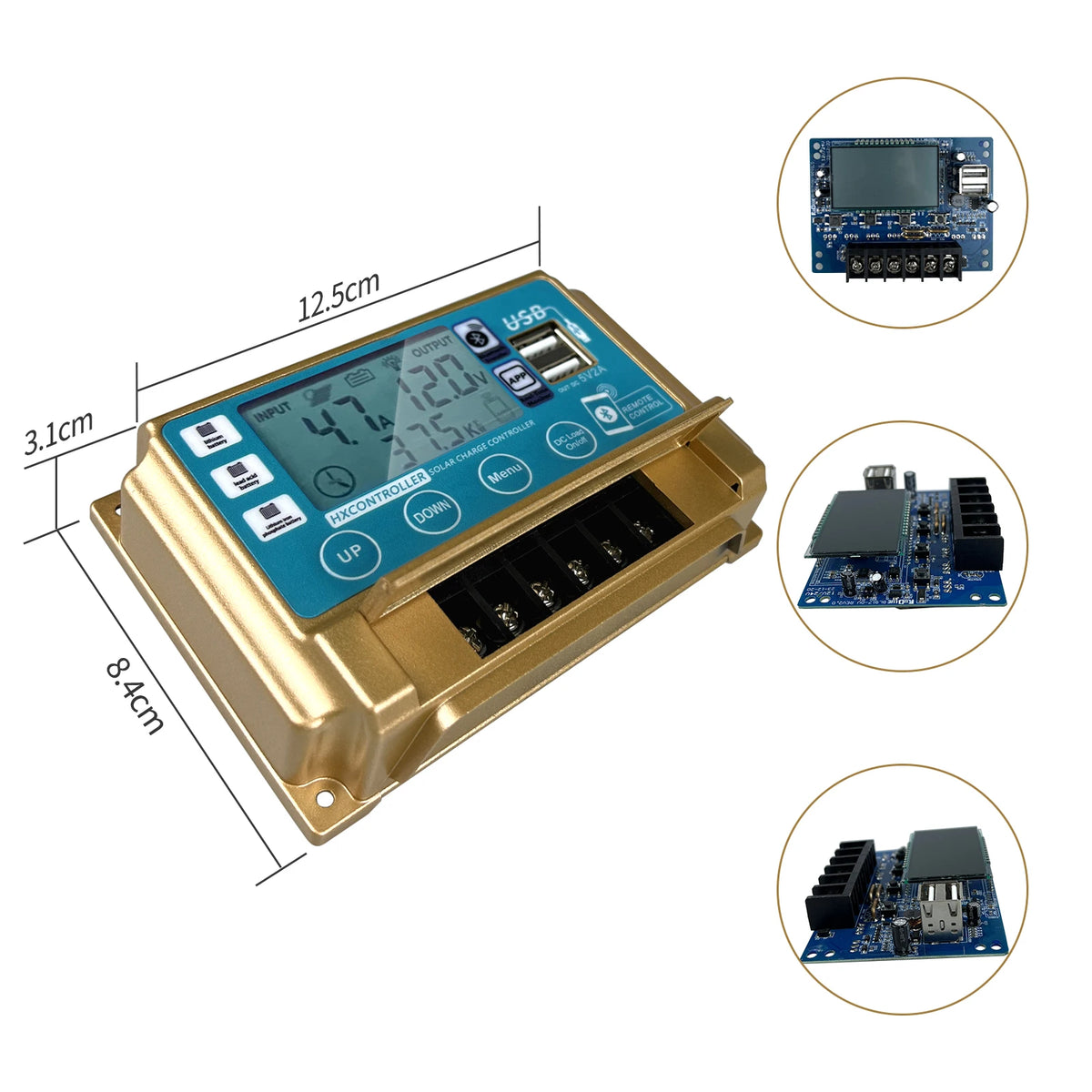 30A/40A/50A 60A Solar Panel Charge Controller With Bluetooth by 54 Energy - Renewable Energy Store