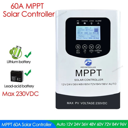 30A 40A 60A 80A MPPT Solar Charge Controller 230VDC WIFI APP by 54 Energy - Renewable Energy Store