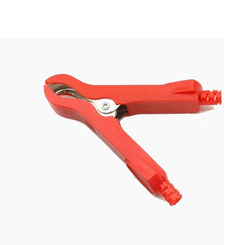 1 Pair 35A 75mm Red Black Crocodile Alligator Clips PVC Insulated by 54 Energy - Renewable Energy Store