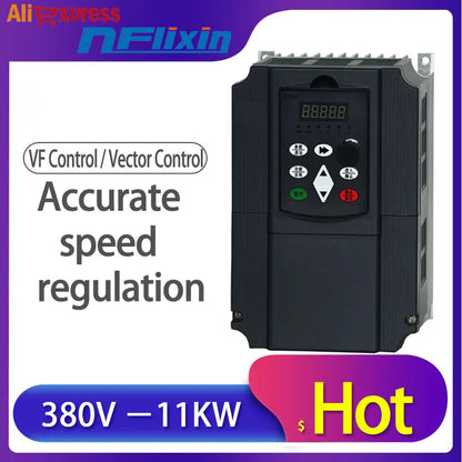 380V 5.5kw VFD Variable Frequency Inverter for Motor Speed Control Converter by 54 Energy - Renewable Energy Store