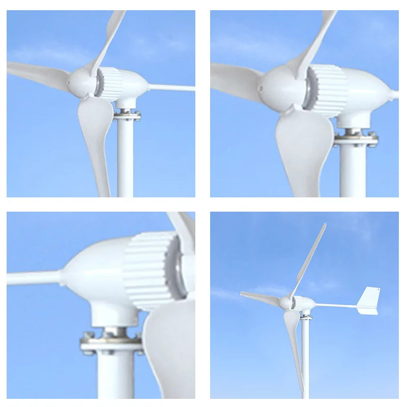 4000W 6000W Energy Sources Electric Power Generator 12v 24v 48v Wind Turbine 4kw 3 Blades Permanent Maglev With Mppt Charge by 54 Energy - Renewable Energy Store
