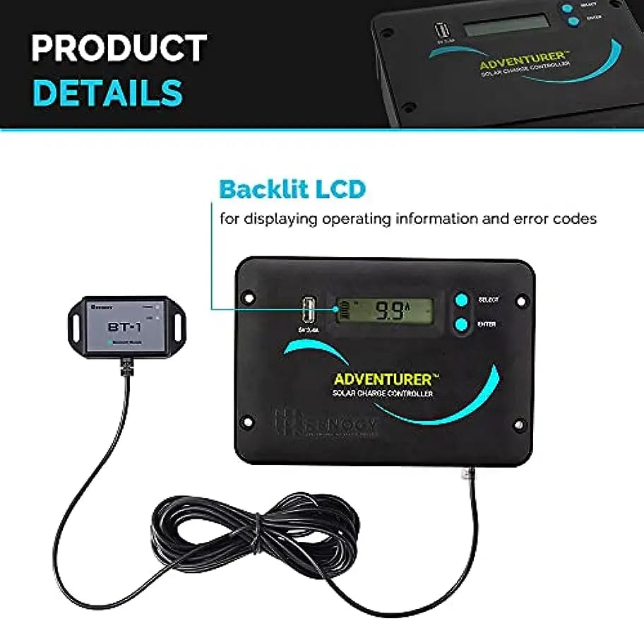 400W 12V Solar Kit with 30A PWM Charge Controller+ Mounting Brackets+Solar Connectors by 54 Energy - Renewable Energy Store