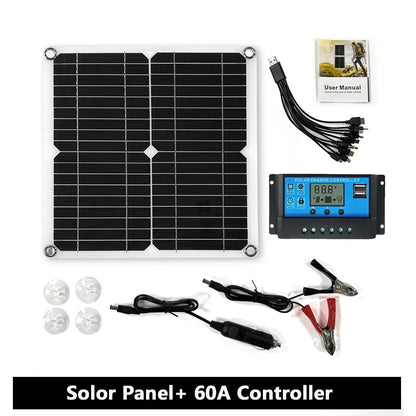 400W Solar Panel Kit With Dual 12V 5V USB Solar Controller by 54 Energy - Renewable Energy Store