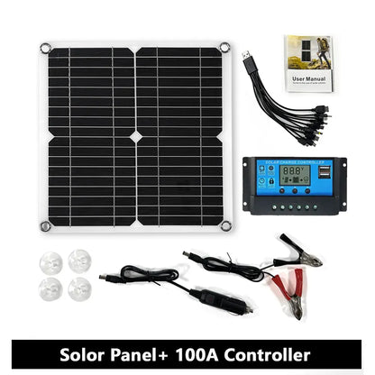 400W Solar Panel Kit With Dual 12V 5V USB Solar Controller by 54 Energy - Renewable Energy Store