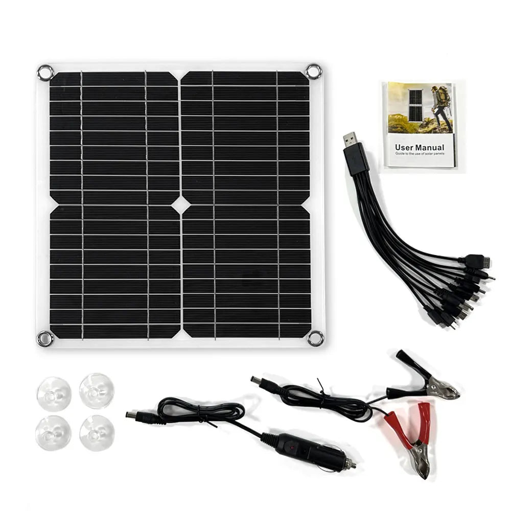 400W Solar Panel Kit With Dual 12V 5V USB Solar Controller by 54 Energy - Renewable Energy Store