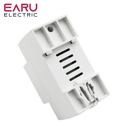 40A 63A 230V Din Rail Adjustable Over Voltage And Under Voltage Protective Device Protector Relay Over Current Protection Limit by 54 Energy - Renewable Energy Store