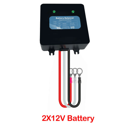 4x 12V Battery Equalizer 48V Voltage Balancer for Solar Systems by 54 Energy - Renewable Energy Store