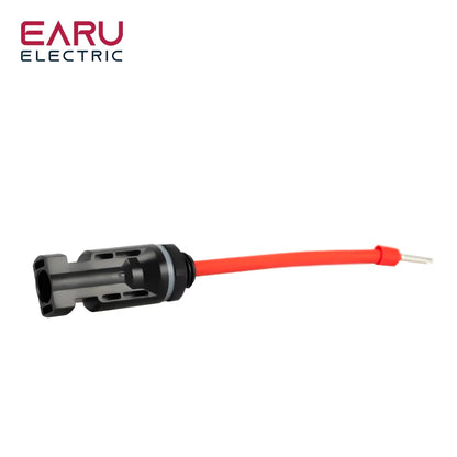 5 ENSEMBLES Connecteurs solaires photovoltaïques étanches IP67 Mâle/Femelle avec câble de 2,5 mm² 14AWG Borne E6012 pour boîte de jonction
