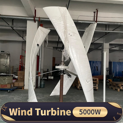 5000W 48V 96V Vertical 220V Wind Generator For Home Free Energy Wind Power Windmill Permanent Maglev with MPPT Controller - 54 Energy - Renewable Energy Store
