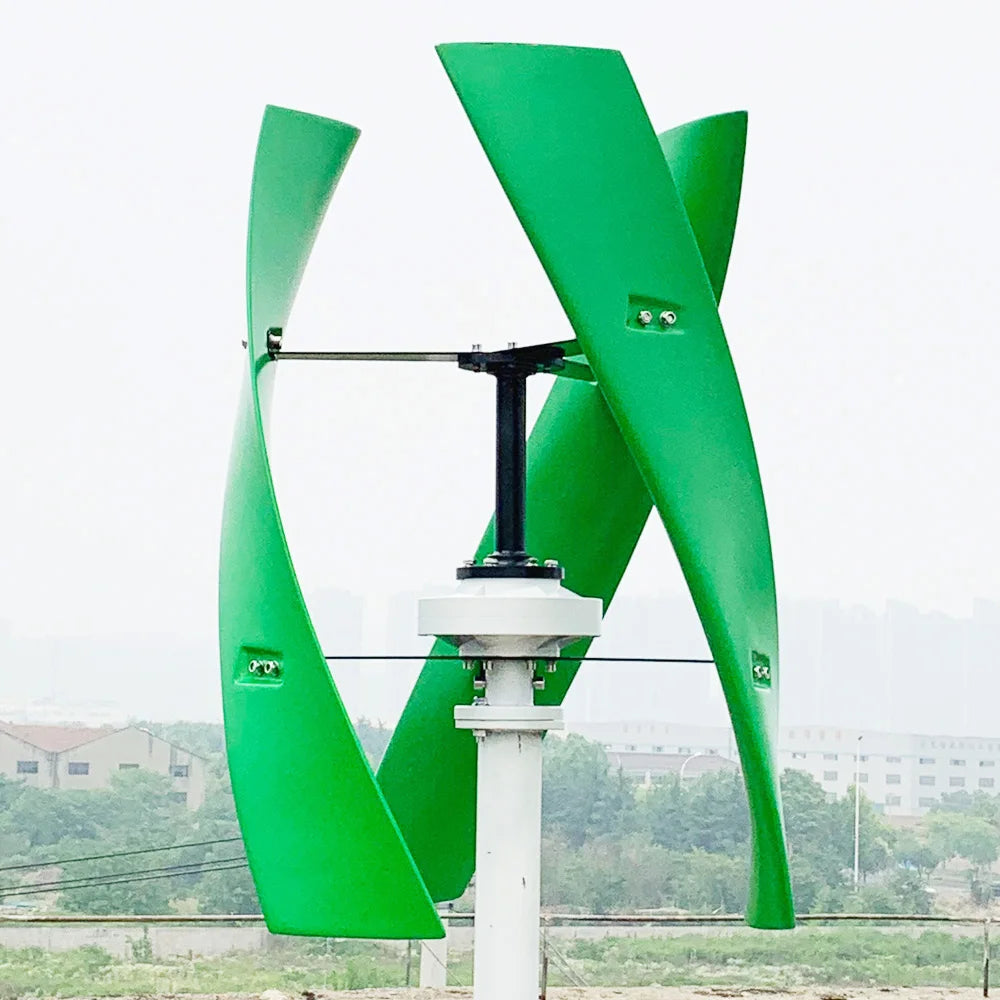 Factory 5000W 12V 24V 48V Vertical Wind Power Turbine Generator 5KW Low Noise Windmill for Home Farm With MPPT Charge Controller by 54 Energy - Renewable Energy Store