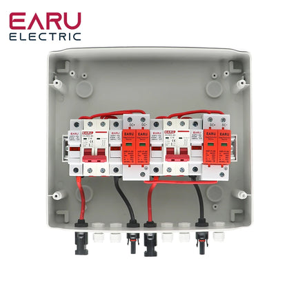 500V 2 Input 2 Output 2 String For Off Grid Solar Energy System Photovoltaic Array Solar PV Combiner Box DC Circuit Breaker by 54 Energy - Renewable Energy Store