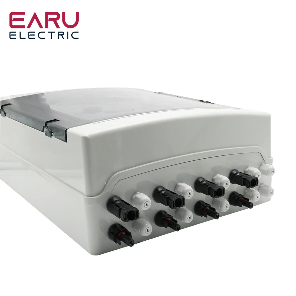 500V 4 Input 4 Output Solar photovoltaic PV Combiner Box With Lightning Protection DC Fuse MCB SPD Waterproof Box IP65 by 54 Energy - Renewable Energy Store