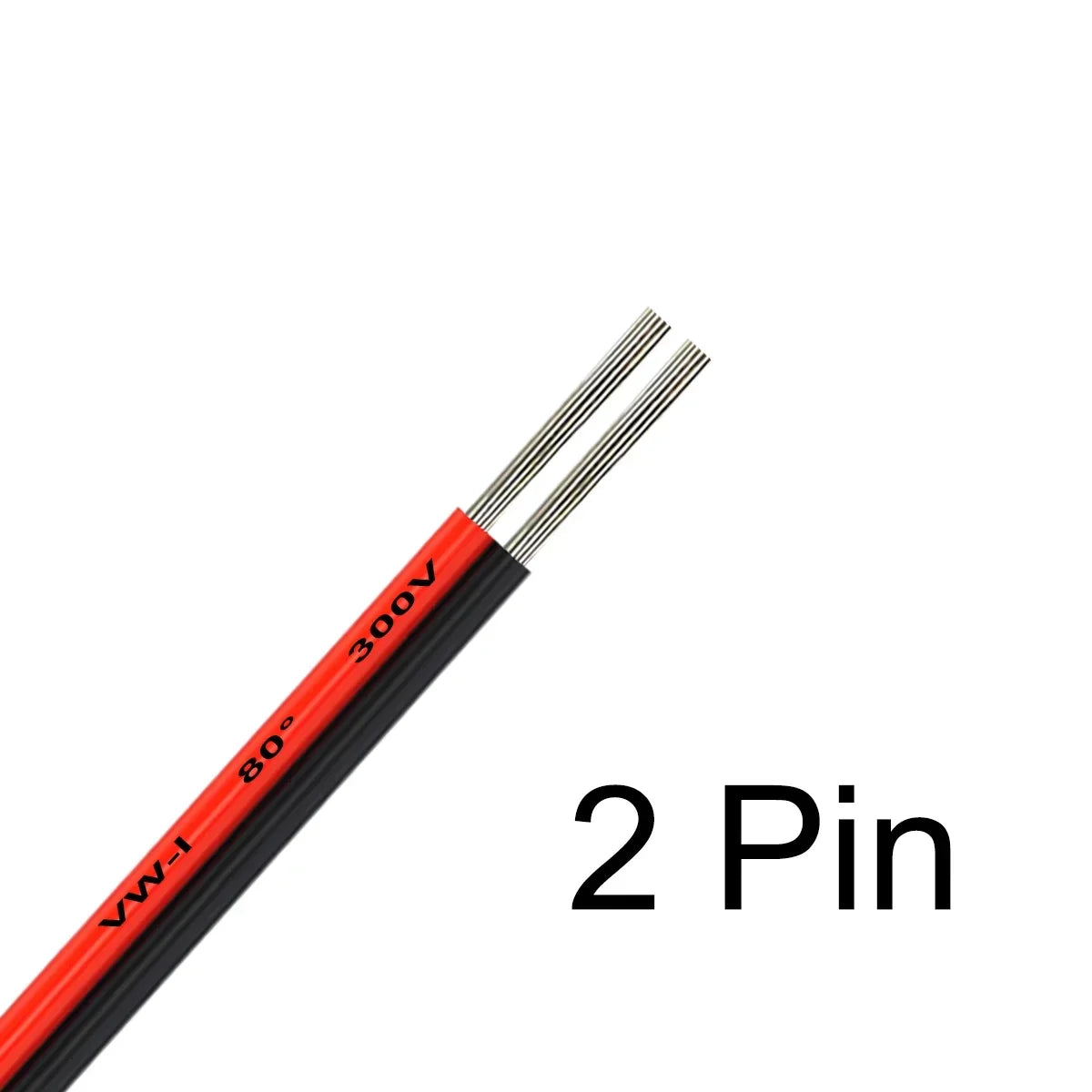 5M/10M/20M 2Pin 12V 24V Tinned Copper Electrical Wire PVC Insulated LED Strip Cable 22 20 18 AWG by 54 Energy - Renewable Energy Store