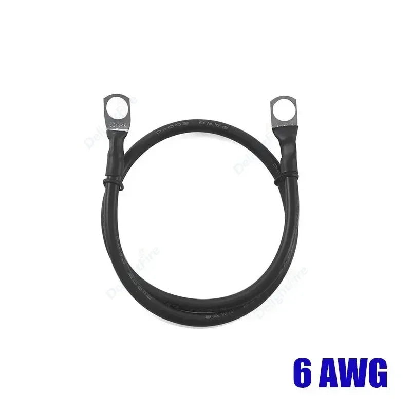 6AWG 16mm2 Inverter Silicone Wire Red Black with M6 M8 M10 Lugs by 54 Energy - Renewable Energy Store