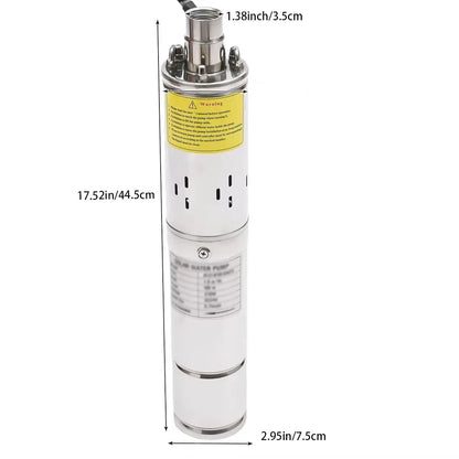750W 1000W 1200W DC Brushless Stainless Steel Submersible Pump by 54 Energy - Renewable Energy Store