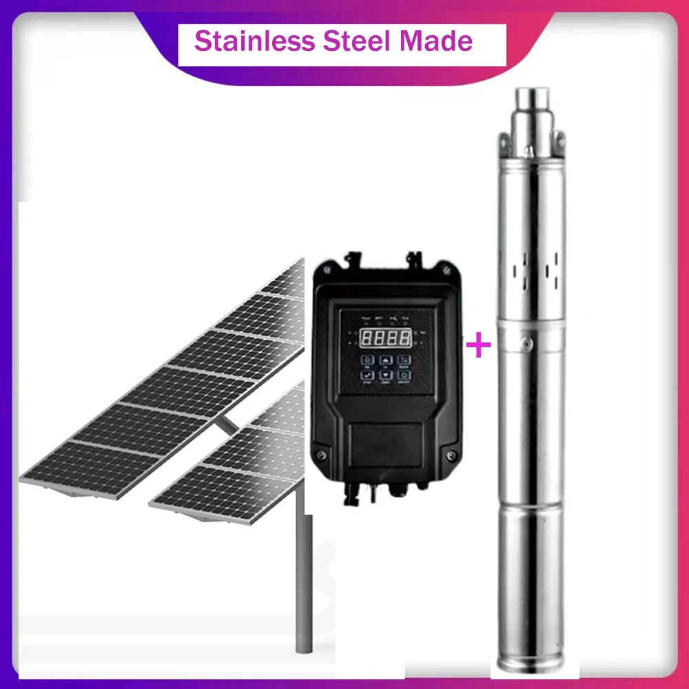 750W 1000W 1200W DC Brushless Stainless Steel Submersible Pump by 54 Energy - Renewable Energy Store