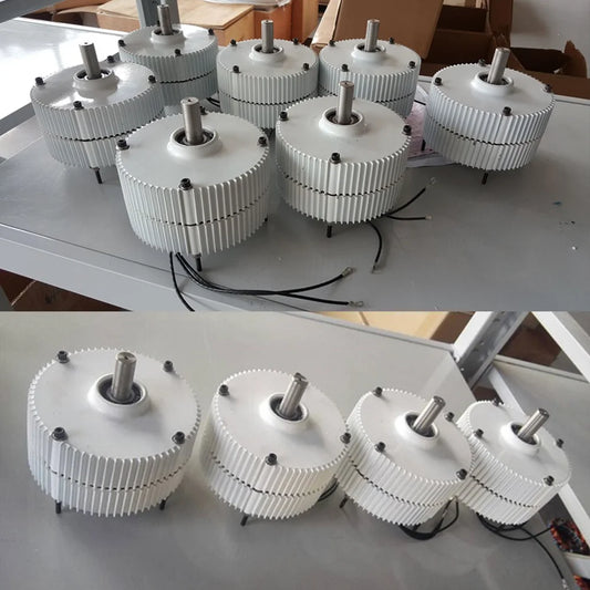 800W 1000W 12V 24V 48V 3 Phase Gearless Permanent Magnet Generator With Free Controller Use For Wind Turbine Water Turbine by 54 Energy - Renewable Energy Store