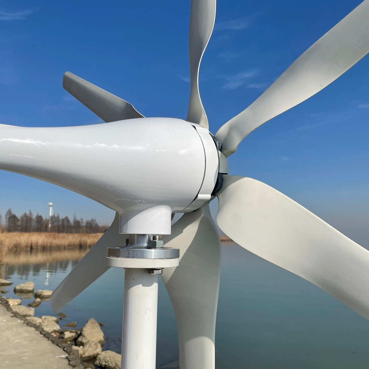 800W 48V Wind Turbine With 6 Blades And Free 48V MPPT Controller Small Wind Turbine For Home Use by 54 Energy - Renewable Energy Store