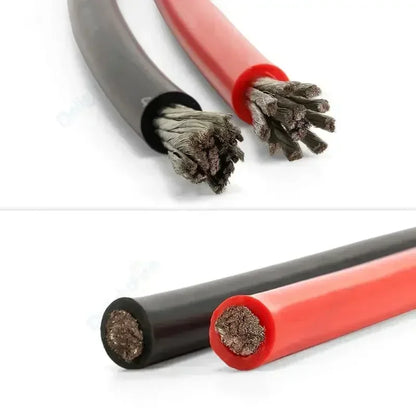 8AWG Heat Resistant Flexible Silicone Cable for Car Solar Panel Battery by 54 Energy - Renewable Energy Store