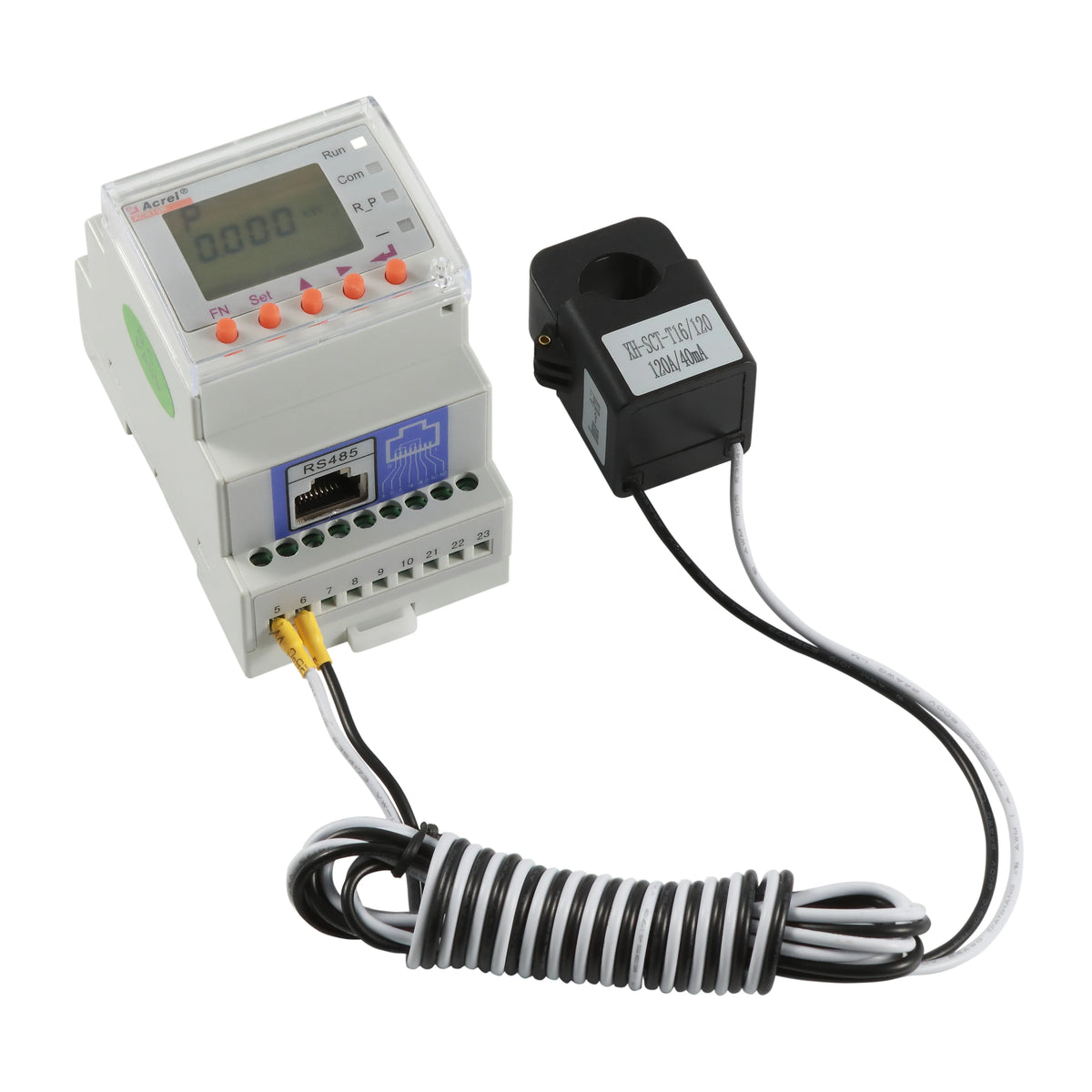 Acrel ACR10R-D16 Bidirectional Single Phase Energy Meter with 120A Split Core Ct RS485 Modbus-RTU for Solar Solis Inverter by 54 Energy - Renewable Energy Store