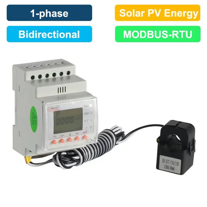 Acrel ACR10R-D16 Bidirectional Single Phase Energy Meter with 120A Split Core Ct RS485 Modbus-RTU for Solar Solis Inverter by 54 Energy - Renewable Energy Store