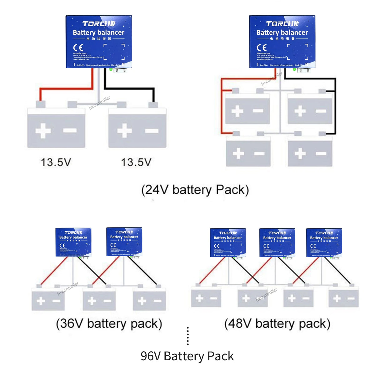 Battery Equalizer 2 x 12V AGM Lead Acid Active Balancer by 54 Energy - Renewable Energy Store