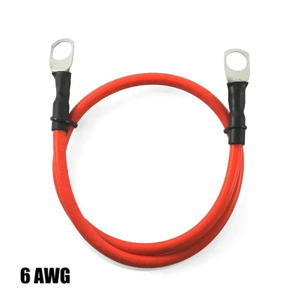 Soft Car Battery Silicone Cable M6 M8 M10 Lug Red Black 8 6 4 3 0 AWG by 54 Energy - Renewable Energy Store