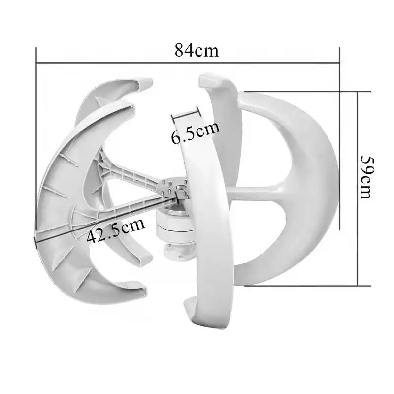 Blades For Vertical 100W 200W 300W 400W 500W Wind Turbine Generators With All Color For DIY Wind Turbine by 54 Energy - Renewable Energy Store