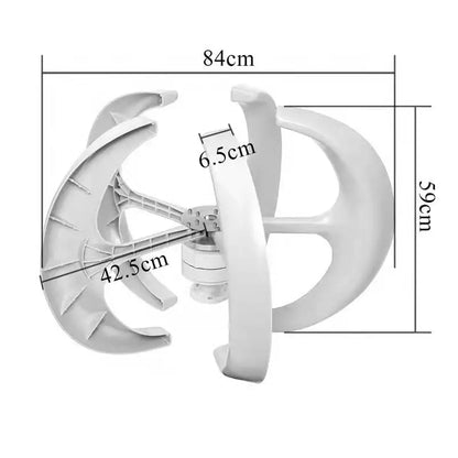 Blades For Vertical 100W 200W 300W 400W 500W Wind Turbine Generators With All Color For DIY Wind Turbine by 54 Energy - Renewable Energy Store