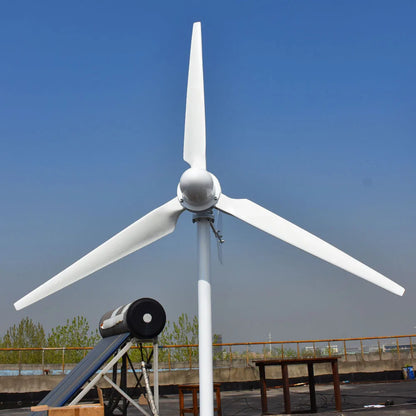 CE 20000W New Energy Horizontal Wind Turbine Generator Free MPPT Controller 48v 96v 220v 3 Blades Small Windmill by 54 Energy - Renewable Energy Store