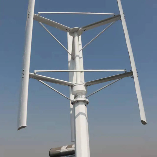 CE Certificated 5KW 96V 120V 220V Vertical Wind Turbine Generator Low Speed Could Do Hybrid System With Solar Panel by 54 Energy - Renewable Energy Store