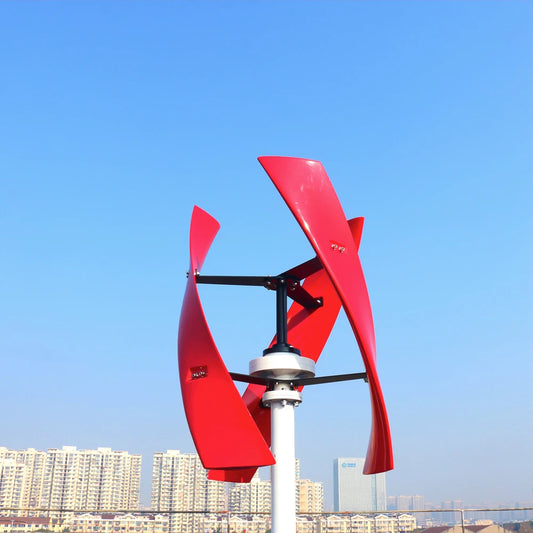 CE Noiseless Vertical Axis Windmill 800W 12V 24V 48V Permanent Coreless Magnet Wind Turbine Generator Homeuse by 54 Energy - Renewable Energy Store