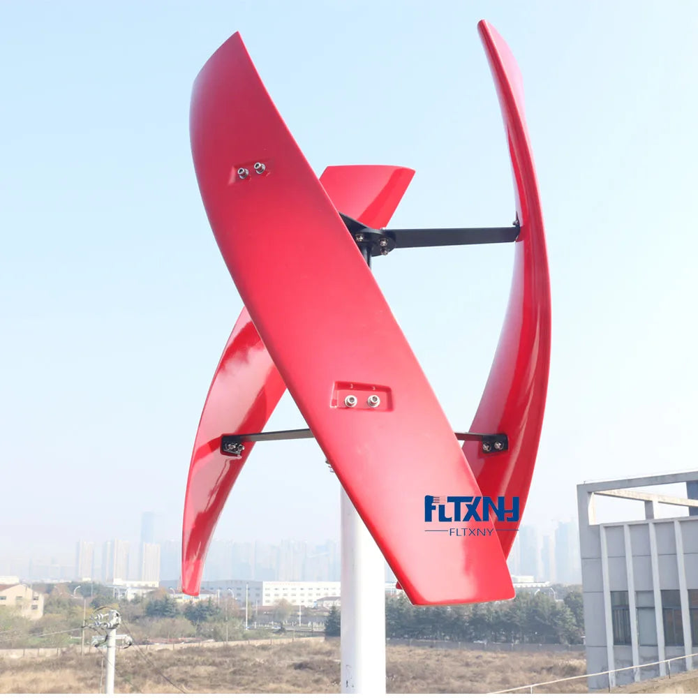 CE Noiseless Vertical Axis Windmill 800W 12V 24V 48V Permanent Coreless Magnet Wind Turbine Generator Homeuse by 54 Energy - Renewable Energy Store