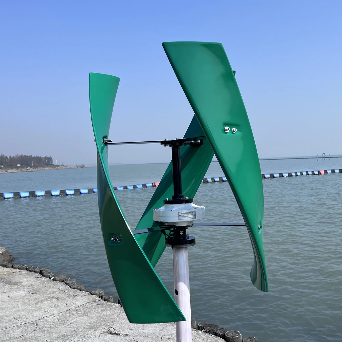 CE Noiseless Vertical Axis Windmill 800W 12V 24V 48V Permanent Coreless Magnet Wind Turbine Generator Homeuse by 54 Energy - Renewable Energy Store