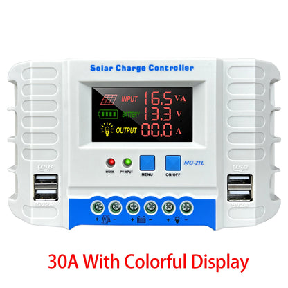 Colorful Display 12V 24V 10A 20A 30A 40A Solar Charge Controller by 54 Energy - Renewable Energy Store