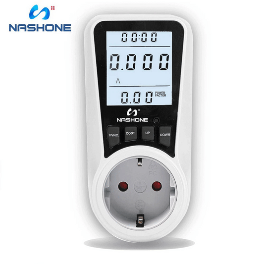 Digital Wattmeter 220V 110V AC Power Meter Electricy consumption Energy Meter EU Plug Power Kilowatt Wattage Electricity Meter - 54 Energy - Renewable Energy Store