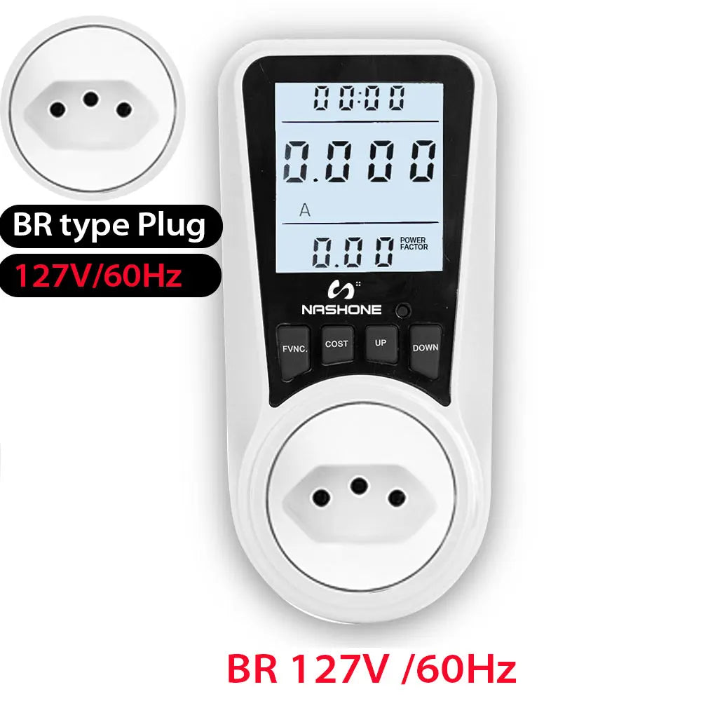 Digital Wattmeter 220V 110V AC Power Meter Electricy consumption Energy Meter EU Plug Power Kilowatt Wattage Electricity Meter - 54 Energy - Renewable Energy Store