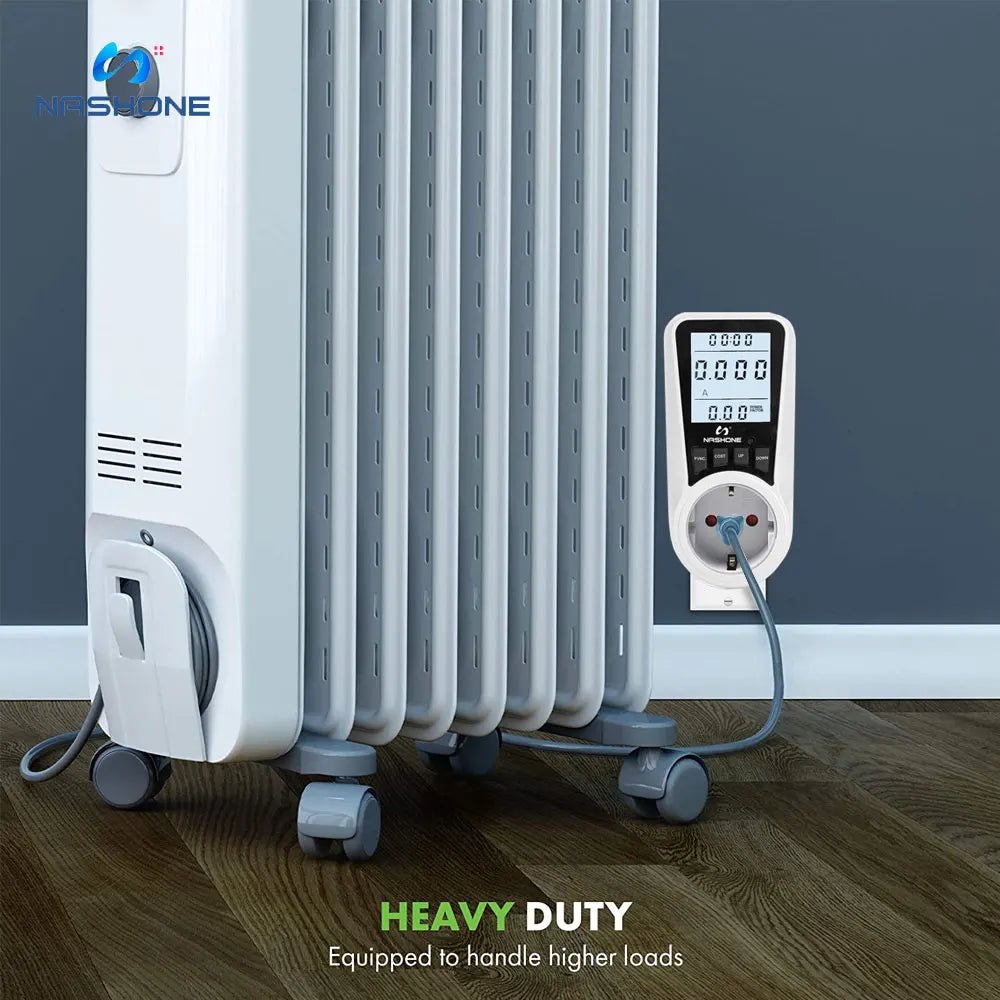 Digital Wattmeter 220V 110V AC Power Meter Electricy consumption Energy Meter EU Plug Power Kilowatt Wattage Electricity Meter 54 Energy - Renewable Energy Store
