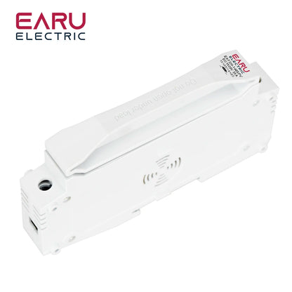 Fusibles solaires sur rail DIN CC 1000V 1500V PV Photovoltaïque 20A 25A 30A Embase porte-fusible pour système solaire Protection contre les courts-circuits gPV