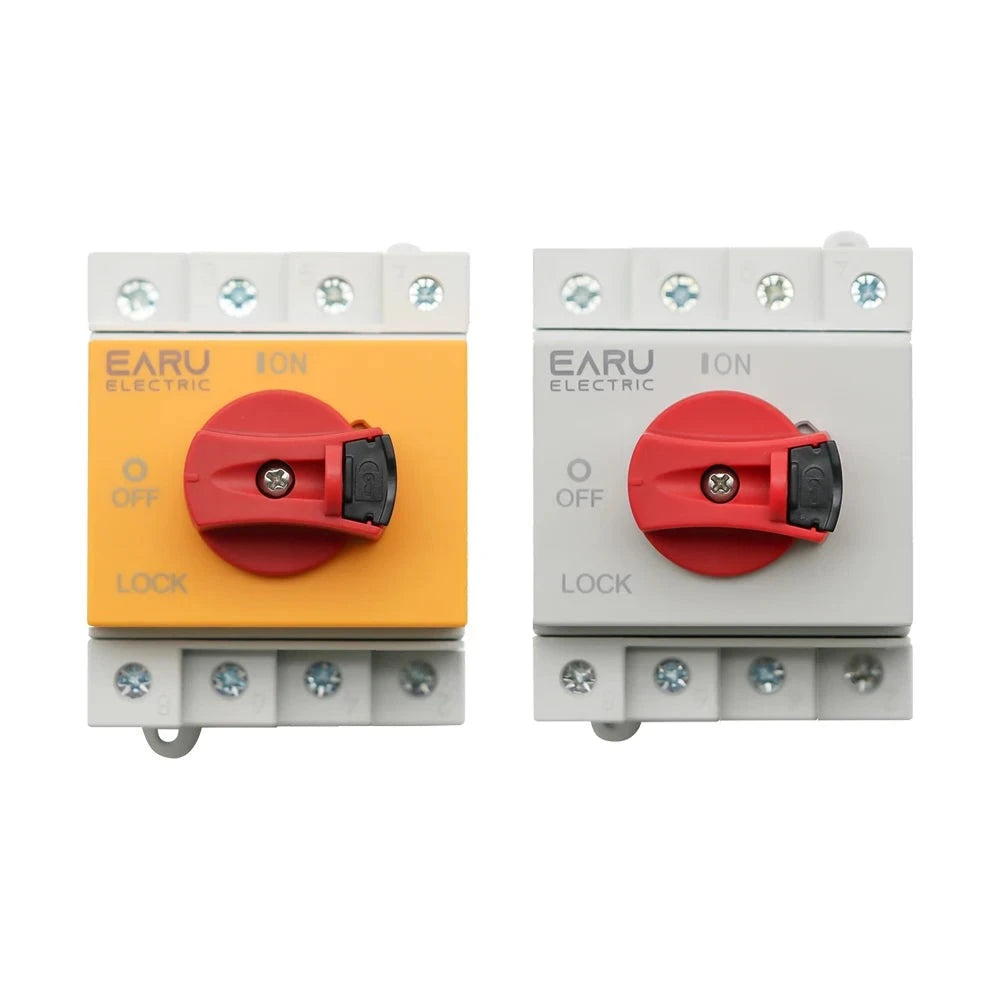 Din Rail Solar PV DC 4P 32A 1000V Rotating Handle Isolator Rotary Switch Disconnector For Solar distribution box by 54 Energy - Renewable Energy Store