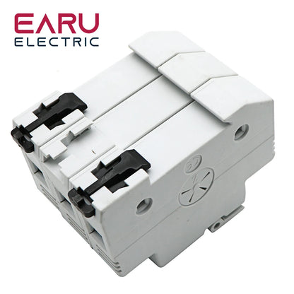 Din Rail Solar PV DC Fuse Holders with Indicator Light suitable for 10*38mm DC PV Fuse Link for Solar Photovoltaic System Pro by 54 Energy - Renewable Energy Store